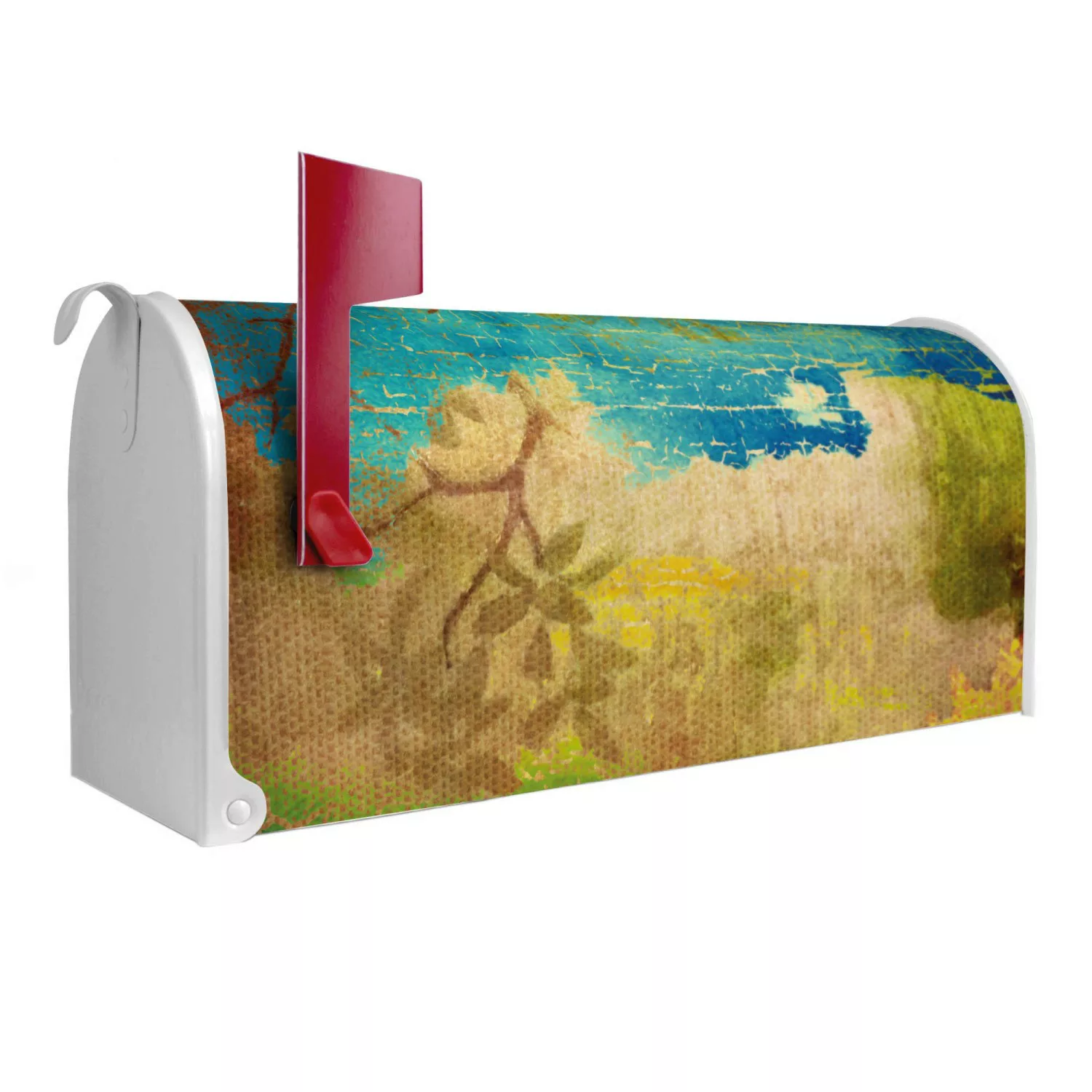 Banjado Amerikanischer Briefkasten Weiß 48x22x16cm US Mailbox Letterbox Pos günstig online kaufen