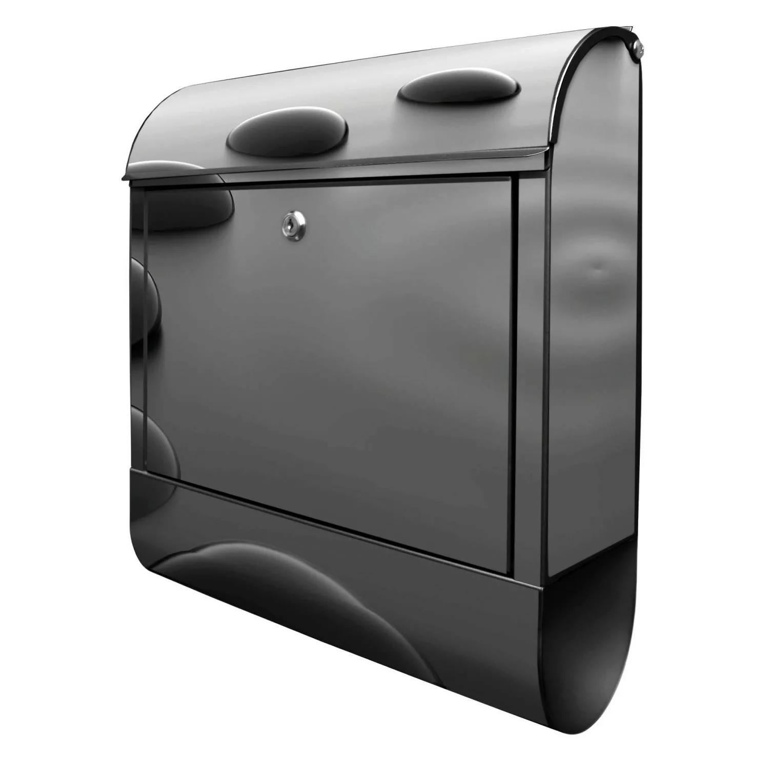 Banjado Design Briefkasten Schwarz Pulverbeschichtet 39x47x14cm 2 Schlüssel günstig online kaufen