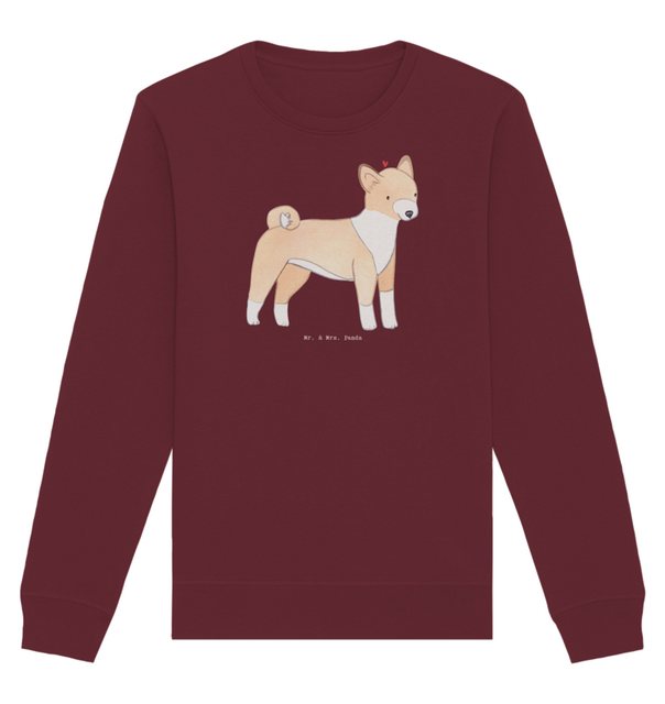 Mr. & Mrs. Panda Longpullover Größe XS Basenji Moment - Burgundy - Geschenk günstig online kaufen