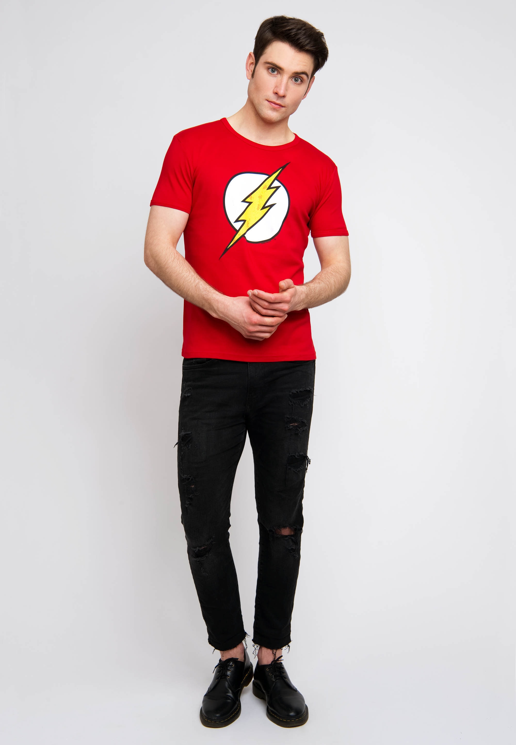 LOGOSHIRT T-Shirt "Flash", mit Retro-Print günstig online kaufen