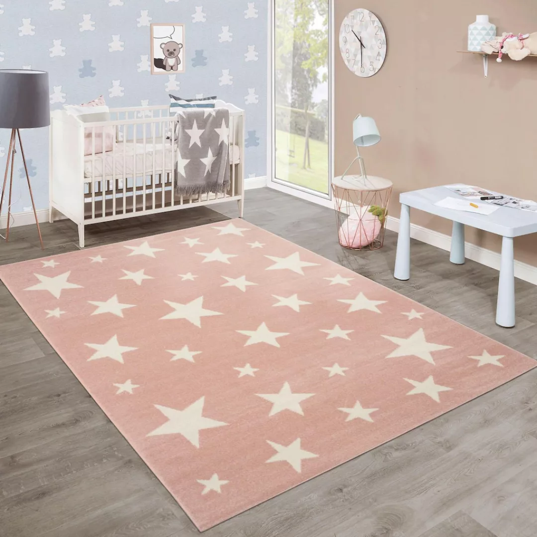 Paco Home Kinderteppich »Capri 315«, rechteckig, 9 mm Höhe, Kurzflor, Motiv günstig online kaufen