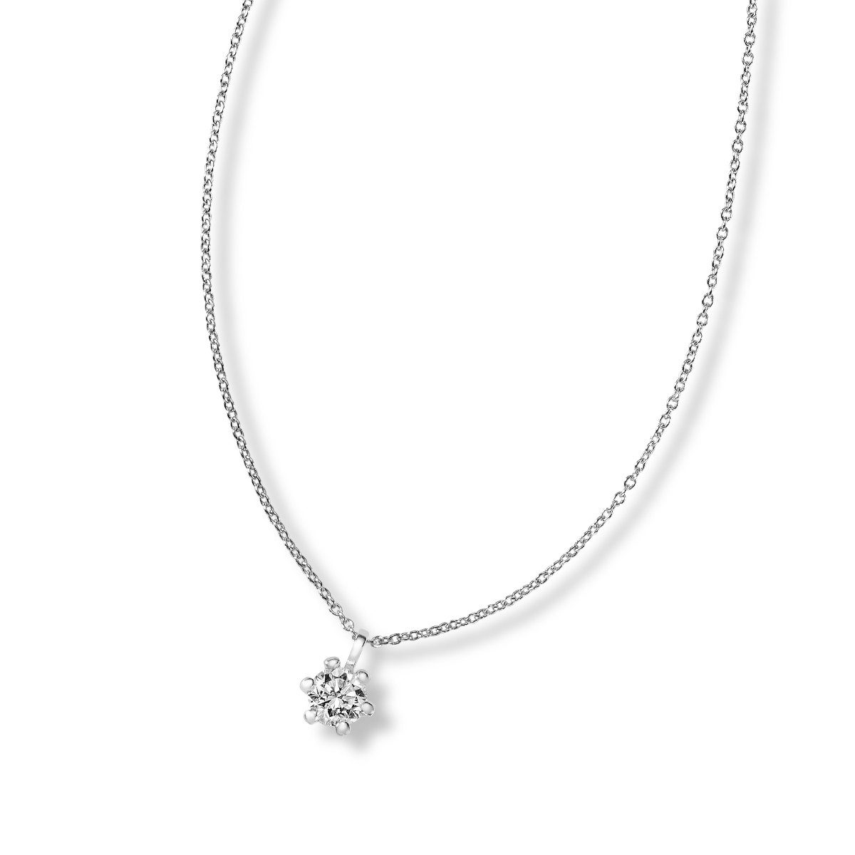 Reflexion Diamonds Goldkette Solitär 585/-Weiß- oder günstig online kaufen