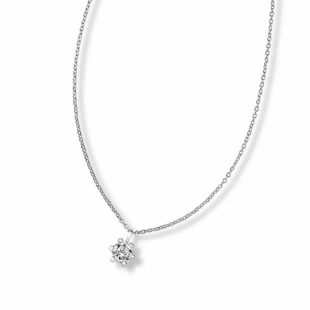 Reflexion Diamonds Goldkette Solitär 585/-Weiß- oder günstig online kaufen