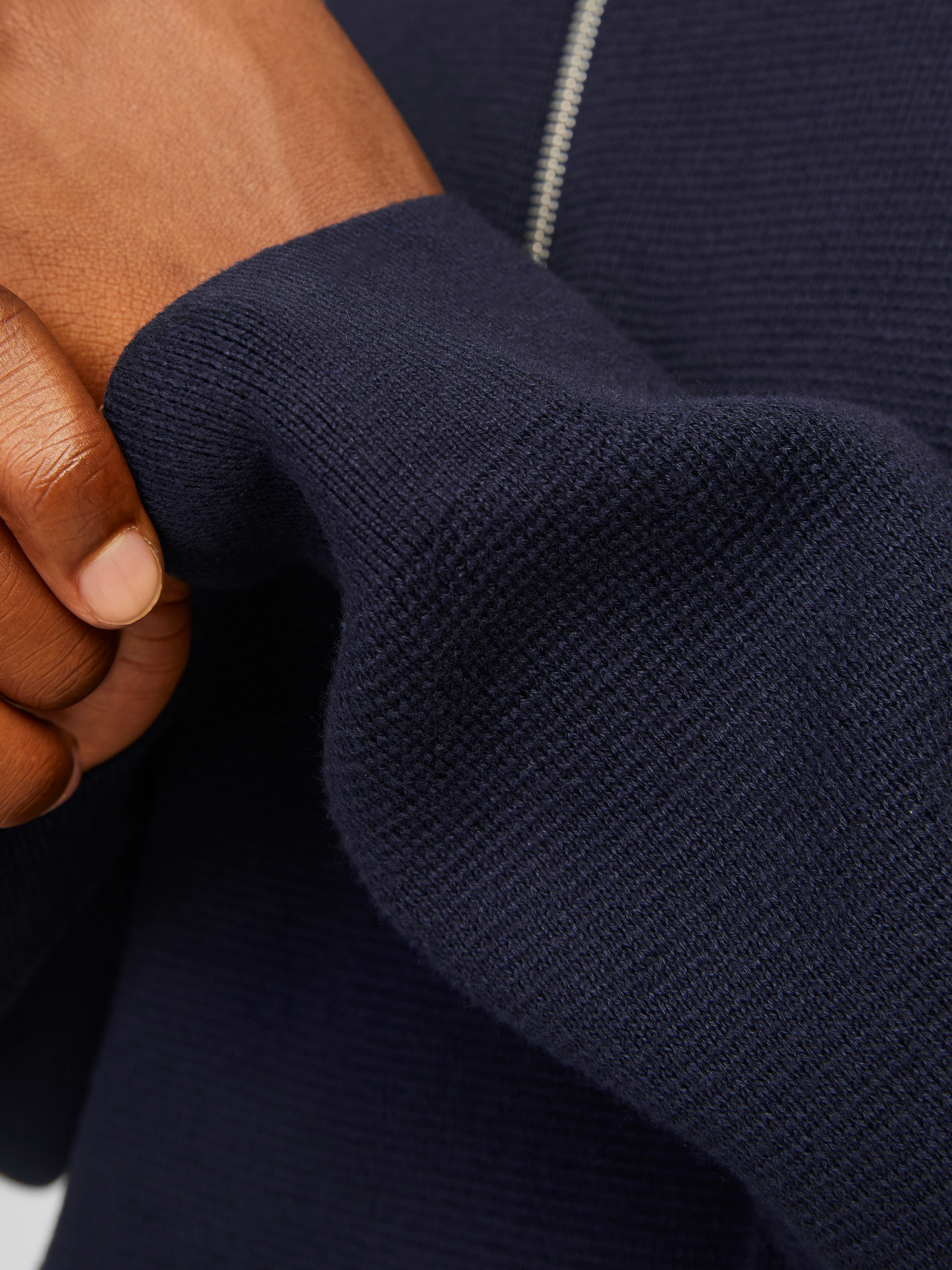Jack & Jones Troyer "JPRBLAMILANO STITCH KNIT HALF ZIP SN", mit kurzem Reiß günstig online kaufen