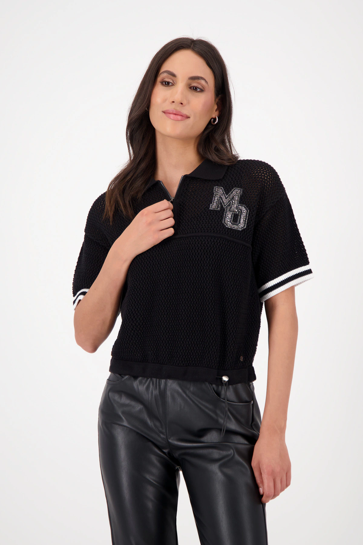 Monari Ajourpullover "Pullover Ajour", Mit Rundhalsausschnitt günstig online kaufen