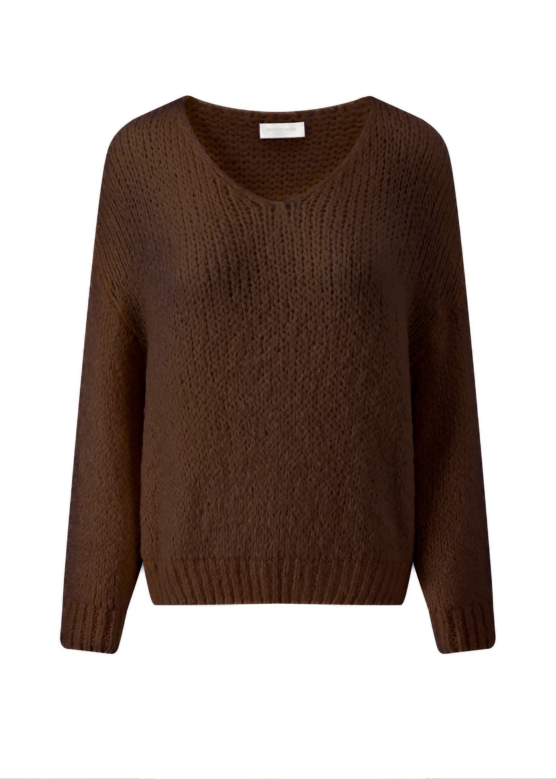 SASSYCLASSY Strickpullover Oversize Pullover Damen mit günstig online kaufen
