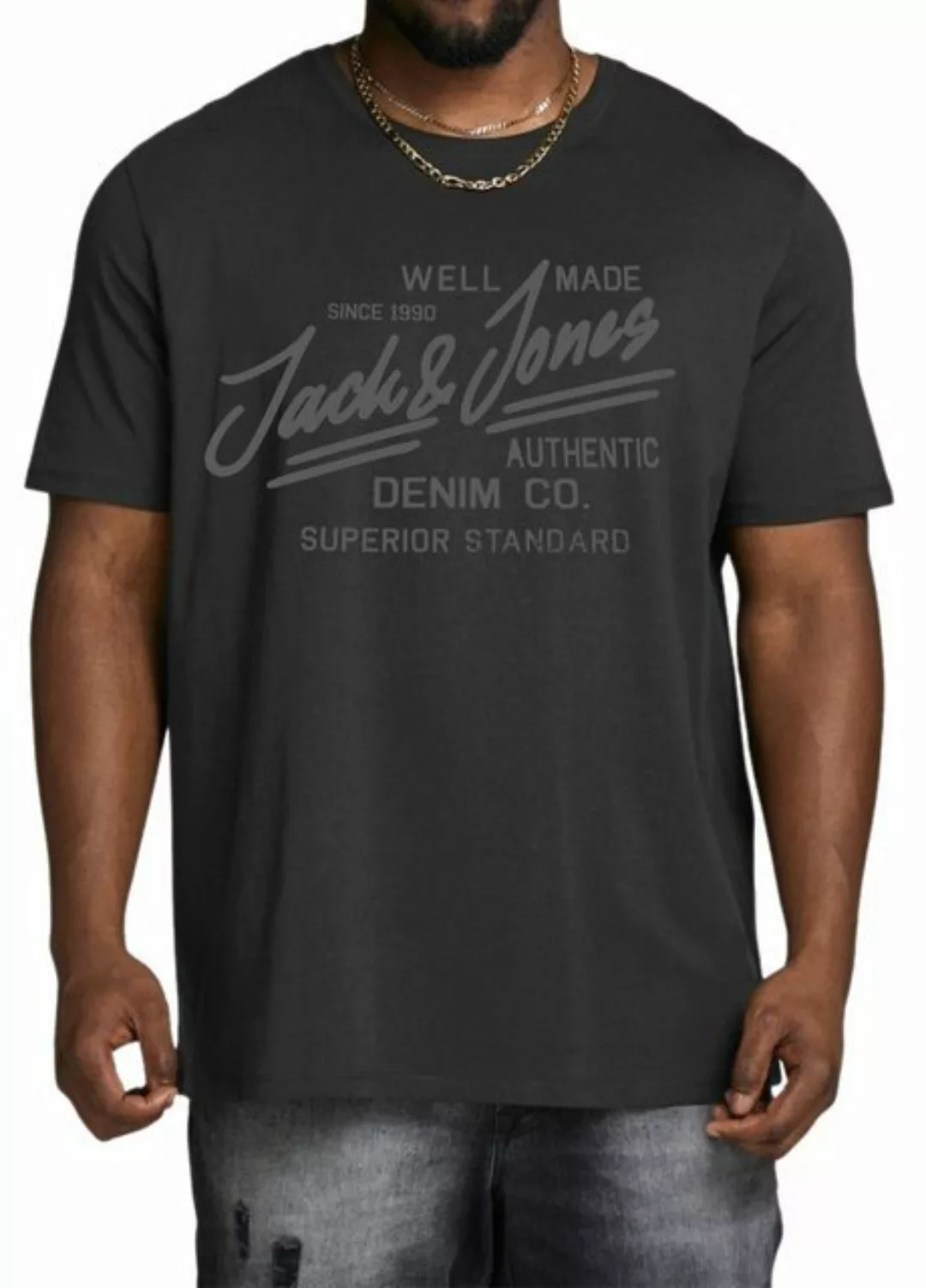 Jack & Jones Print-Shirt Übergrößen, Big Size, aus Baumwolle günstig online kaufen