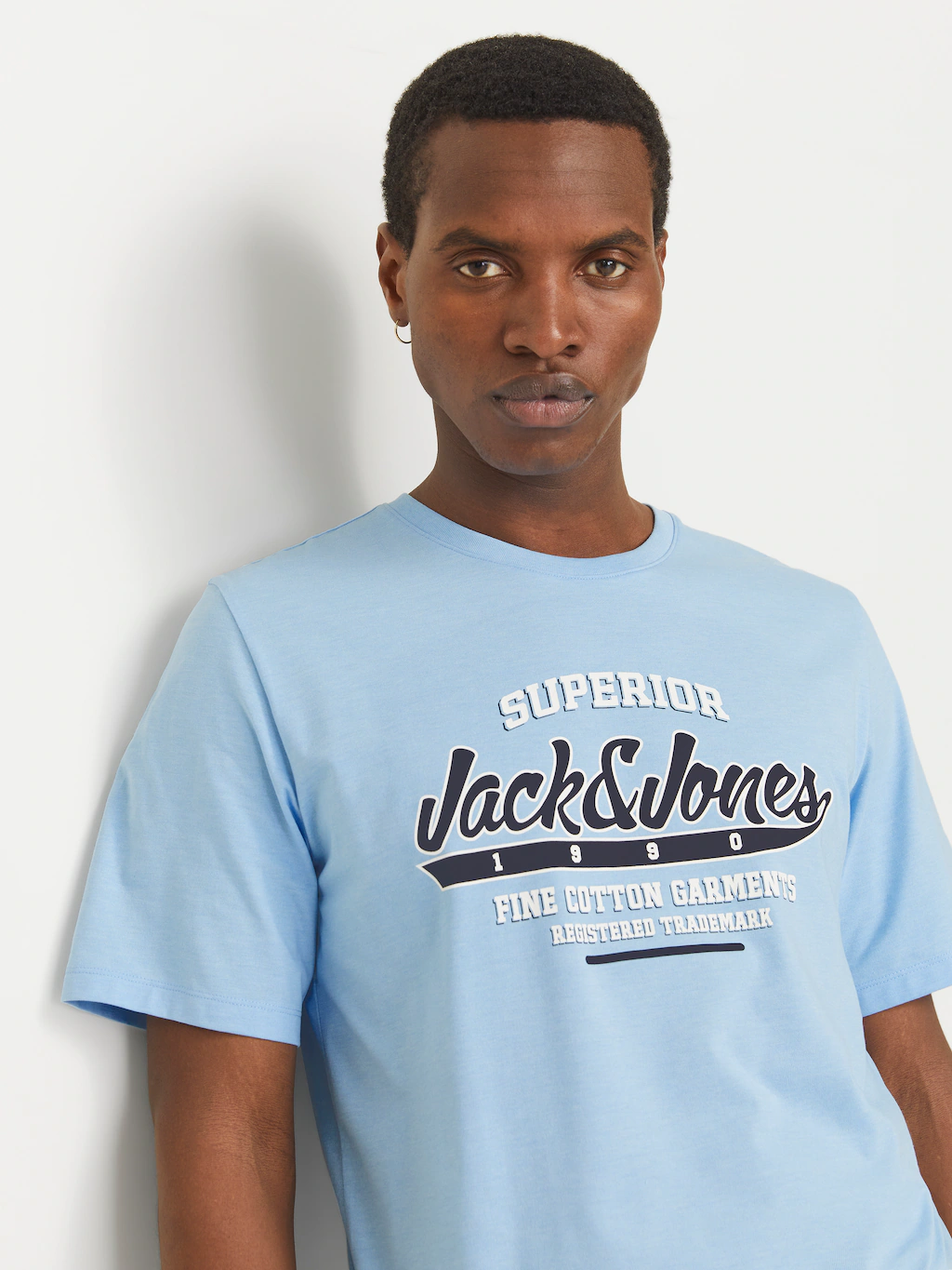 Jack & Jones Rundhalsshirt "JJELOGO TEE SS O-NECK 2 COL SS25 SN", mit Logo günstig online kaufen