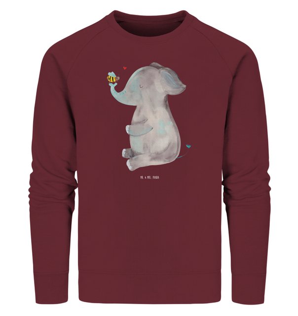 Mr. & Mrs. Panda Longpullover Größe XXL Elefant Biene - Burgundy - Geschenk günstig online kaufen