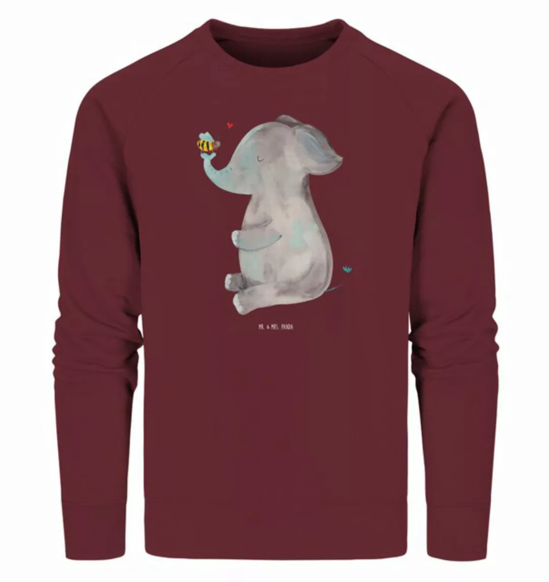 Mr. & Mrs. Panda Longpullover Größe XS Elefant Biene - Burgundy - Geschenk, günstig online kaufen