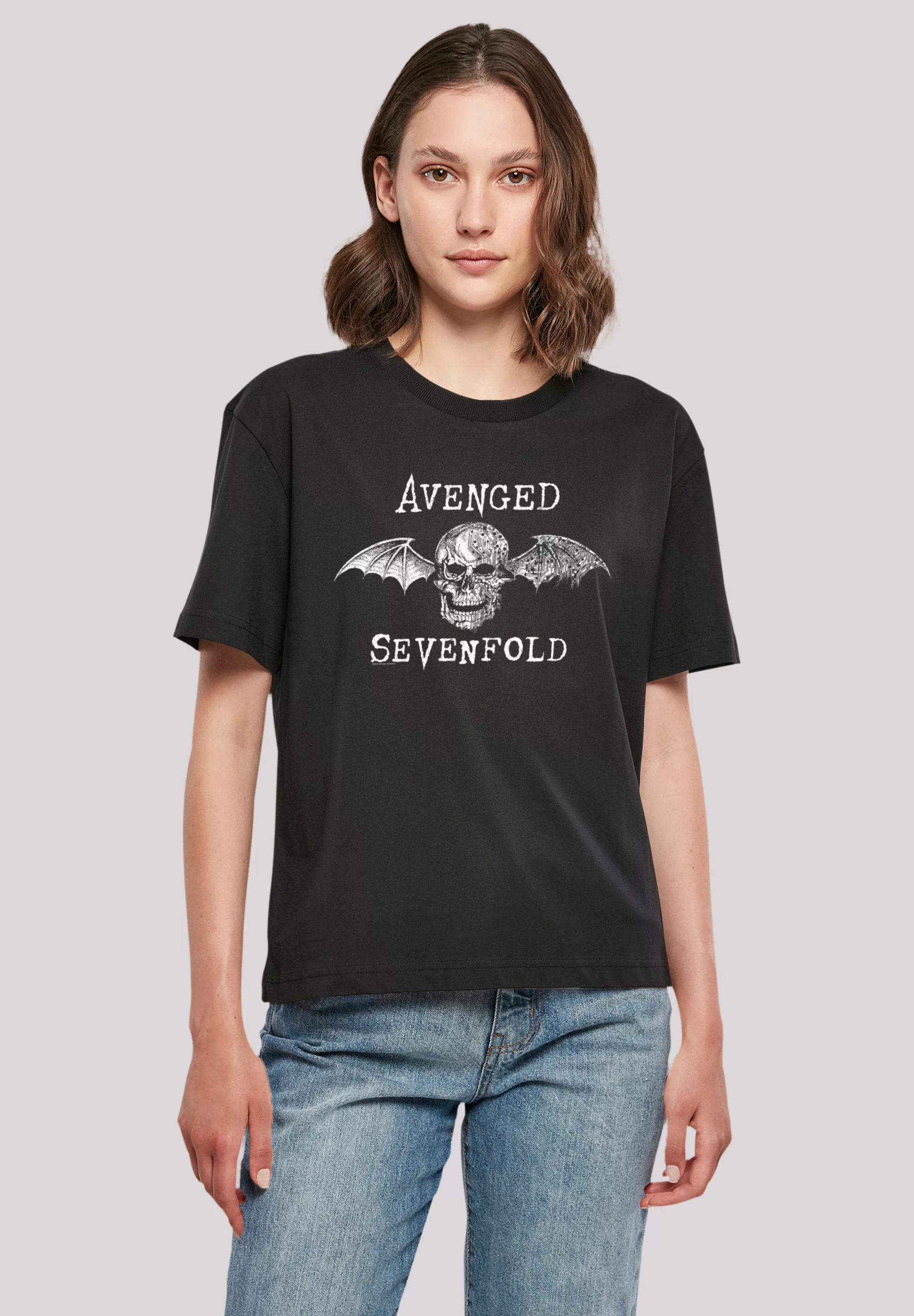 F4NT4STIC T-Shirt "Avenged Sevenfold Rock Metal Band Cyborg Bat", Premium Q günstig online kaufen