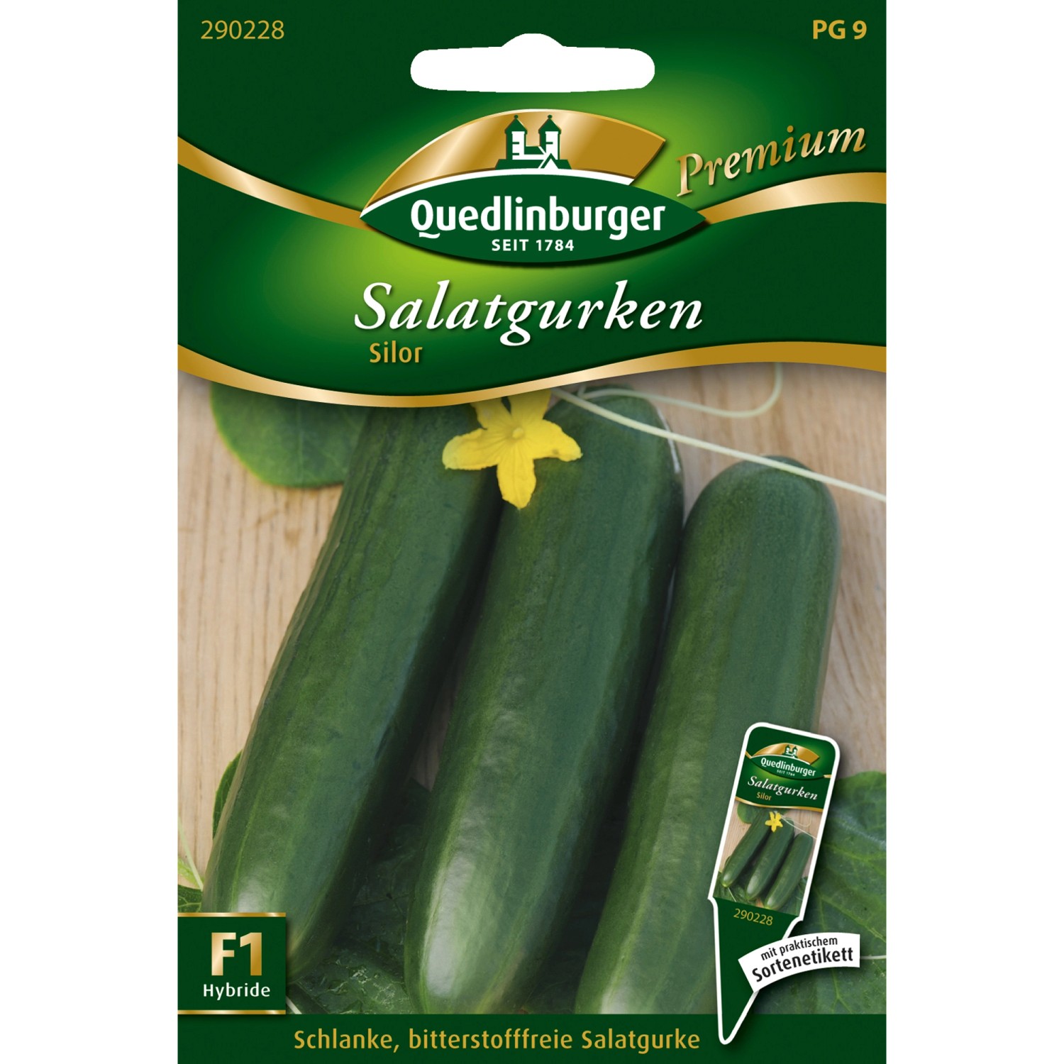 Quedlinburger Freiland-Salatgurken Silor Loses Saatgut günstig online kaufen