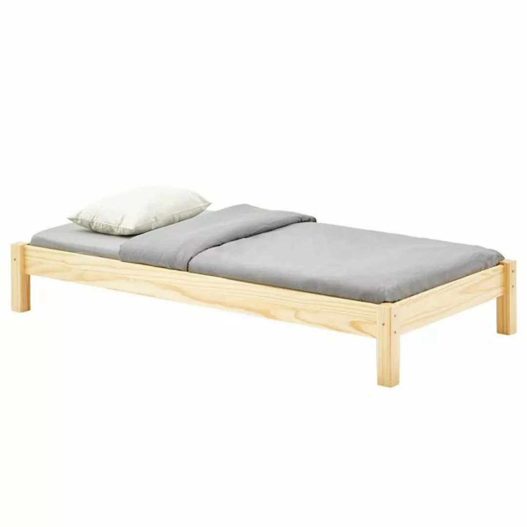 IDIMEX Futonbett TAIFUN, Futonbett Holzbett Bett Einzelbett natur 90 x 190 günstig online kaufen