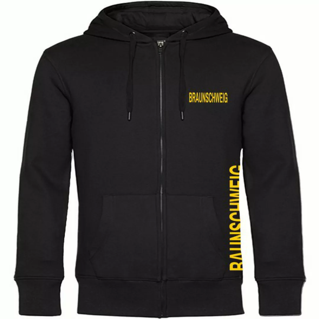 multifanshop Kapuzensweatshirt Braunschweig - Brust & Seite - Hoodie günstig online kaufen