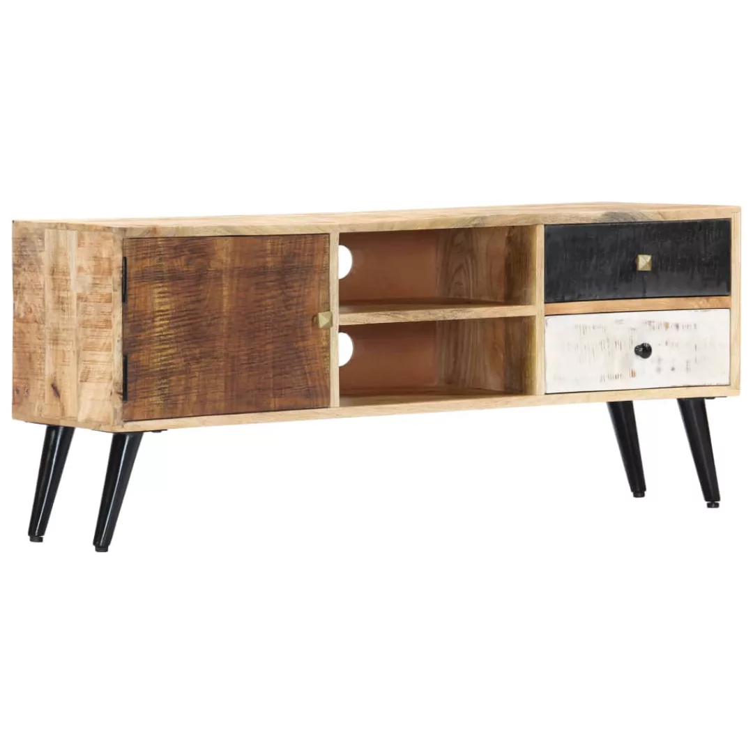 Tv-schrank 115×30×47 Cm Mango-massivholz günstig online kaufen