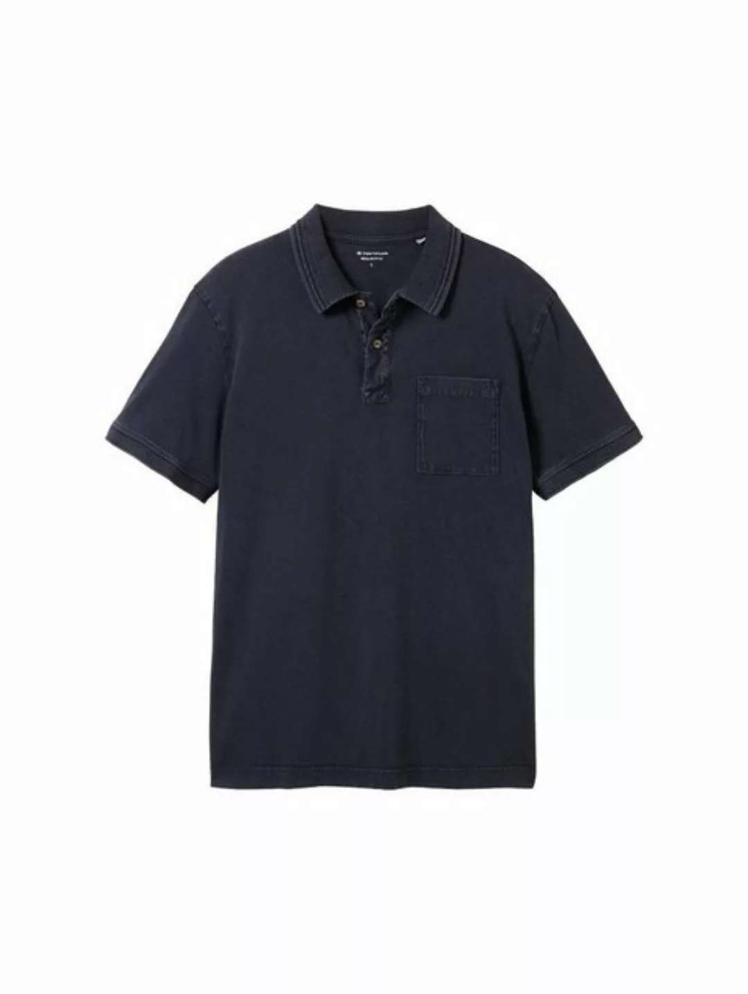 TOM TAILOR T-Shirt garment dye polo günstig online kaufen