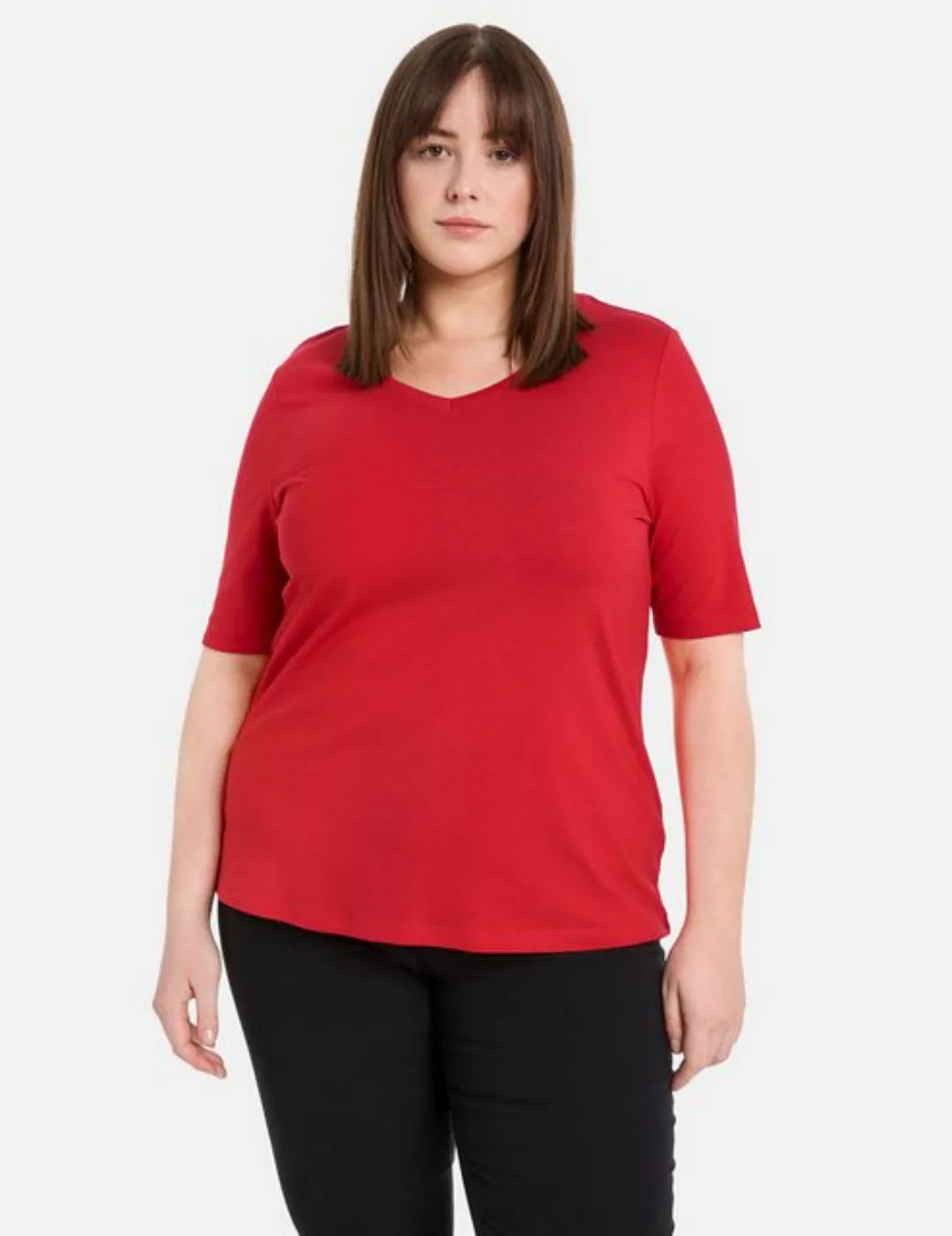 Samoon Kurzarmshirt T-Shirt 1/2 Arm günstig online kaufen