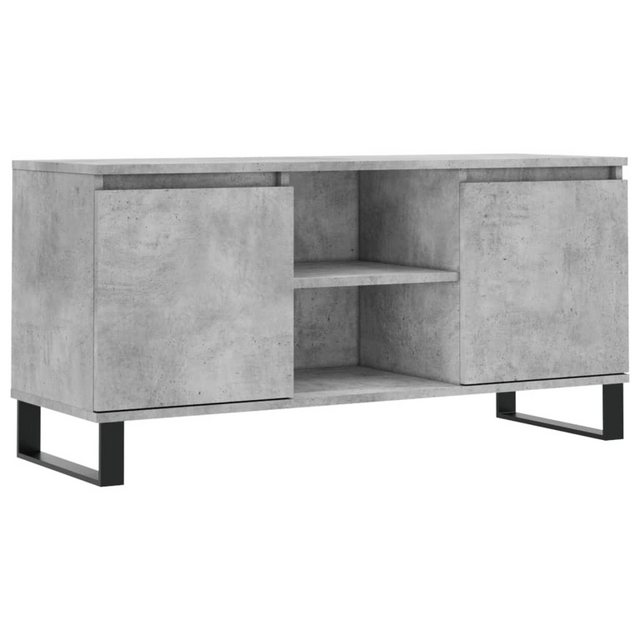 vidaXL TV-Schrank TV-Schrank Betongrau 104x35x50 cm Holzwerkstoff (1-St) günstig online kaufen