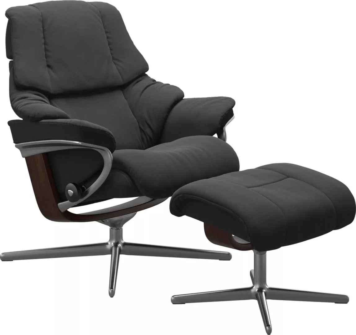 Stressless Relaxsessel "Reno", mit Cross Base, Größe S, M & L, Holzakzent B günstig online kaufen