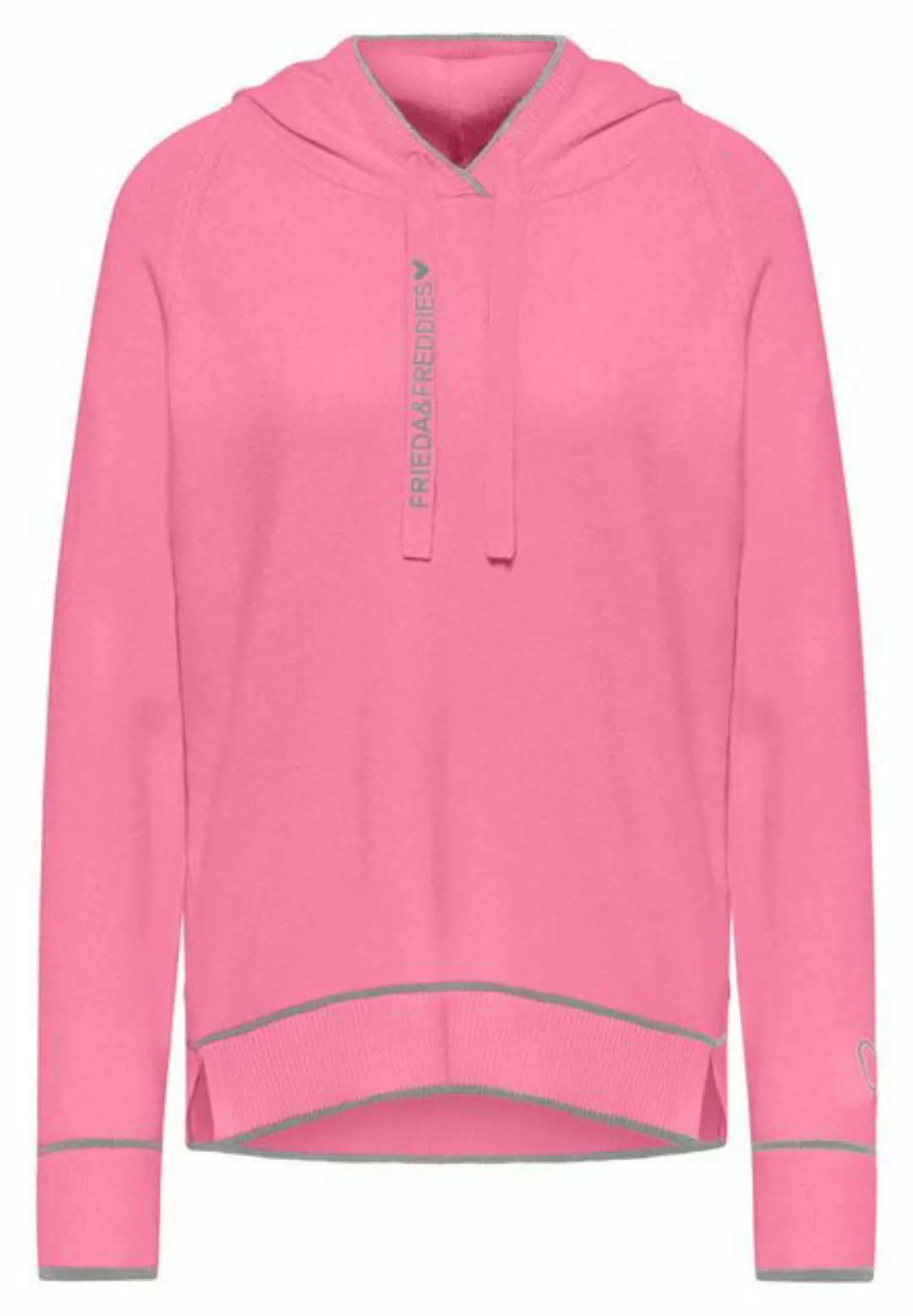 Frieda & Freddies NY Strickpullover Hoody mit dezenten Farbdetails günstig online kaufen