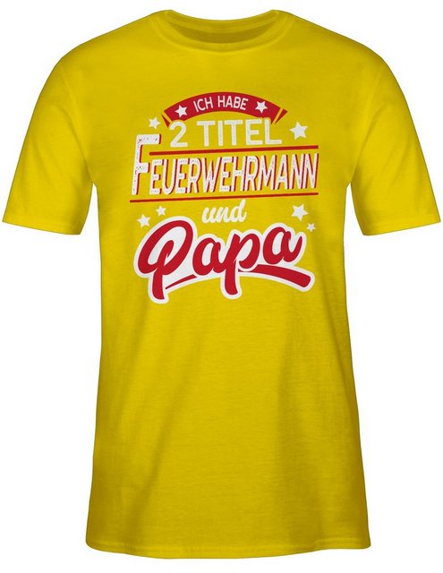 Shirtracer T-Shirt Papa und Feuerwehrmann Vatertag Geschenk für Papa günstig online kaufen