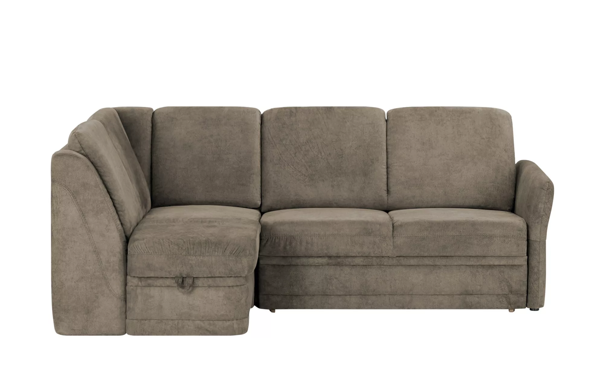 Polstermöbel Oelsa Ecksofa  Luna - braun - 91 cm - Polstermöbel > Sofas > E günstig online kaufen