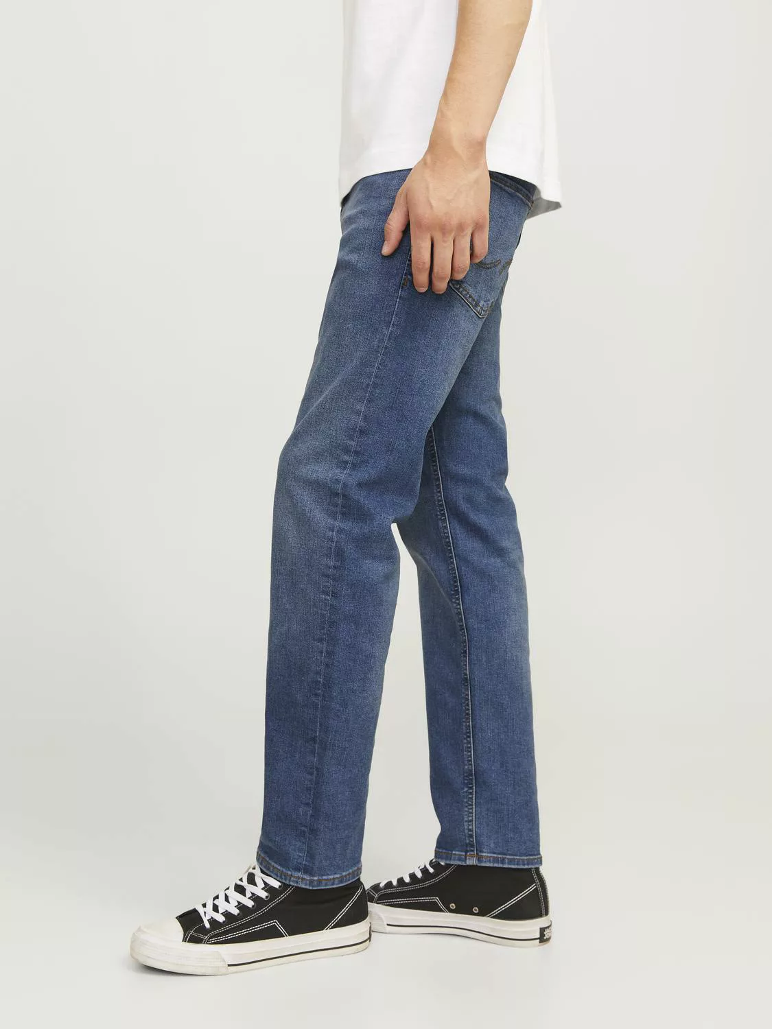 Jack & Jones Comfort-fit-Jeans JJIMIKE JJORIGINAL SQ 223 Stonewashed für ei günstig online kaufen