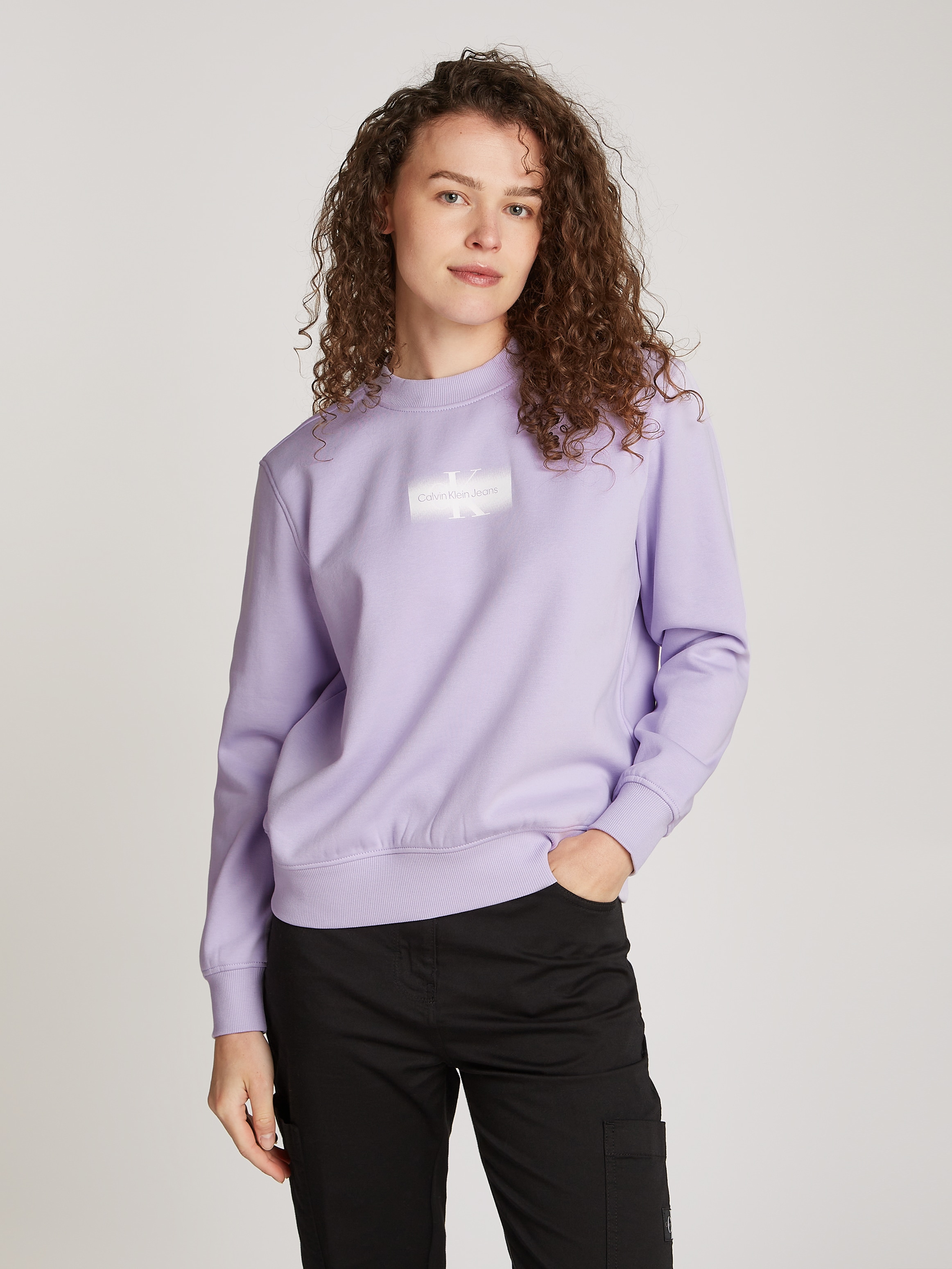 Calvin Klein Jeans Sweatshirt "OUTLINED CK REGULAR CN" günstig online kaufen