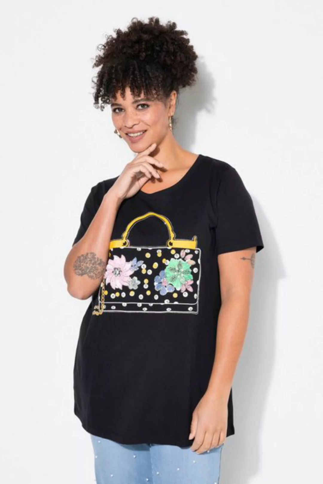 MIAMODA T-Shirt T-Shirt A-Linie Taschen-Motiv günstig online kaufen