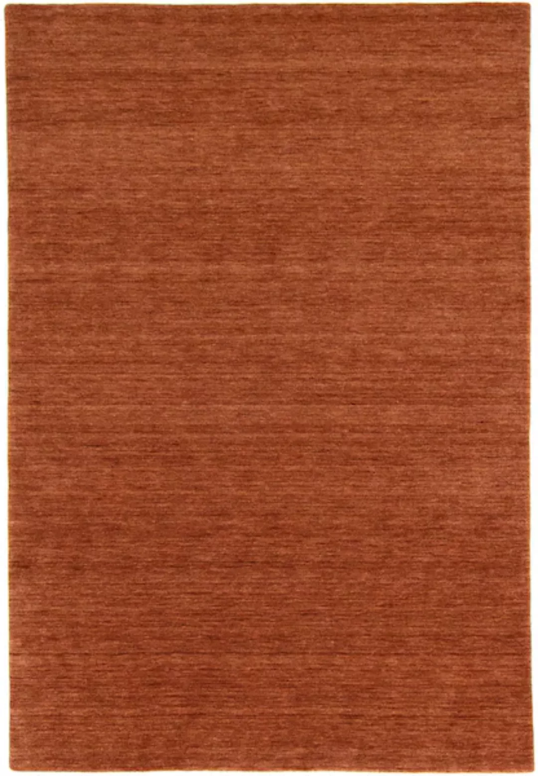 morgenland Wollteppich »Einfarbig Marrone 160 x 90 cm«, rechteckig günstig online kaufen