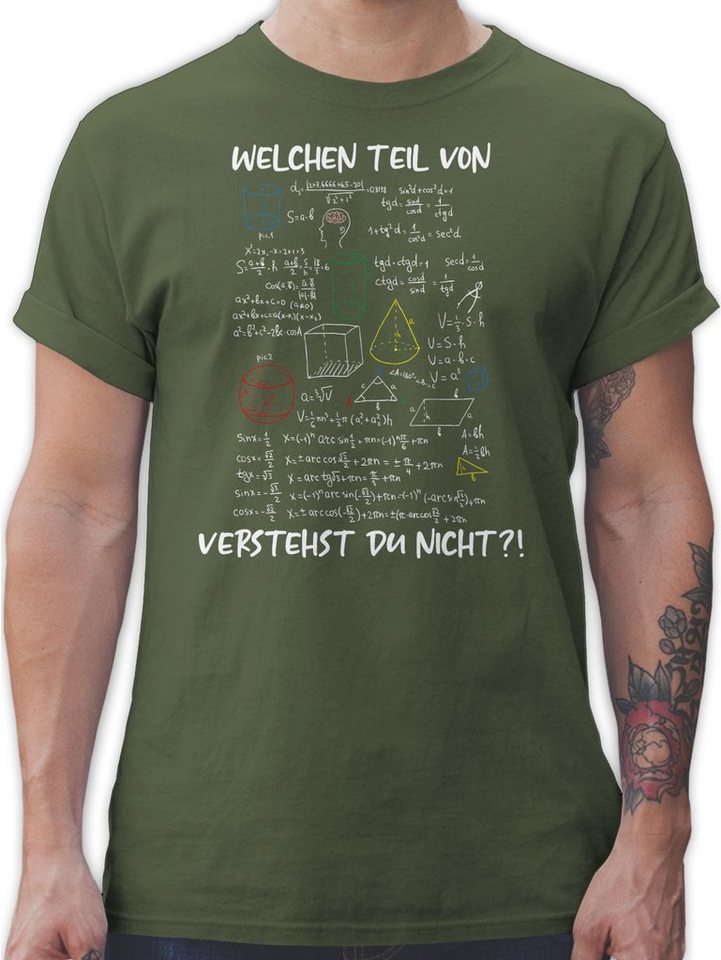 Shirtracer T-Shirt Welchen Teil von Mathe Physik Rechnen verstehst du nicht günstig online kaufen