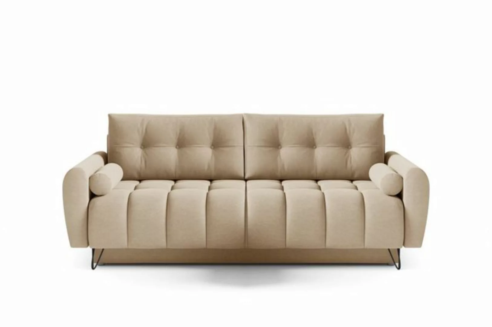 MOEBLO Schlafsofa OHIO, Sofa Couch für Wohnzimmer Polstersofa Sofagarnitur günstig online kaufen