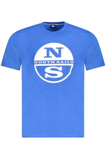 North Sails T-Shirt Blaues Kurzarm-Herren-T-Shirt mit Rundhals und günstig online kaufen