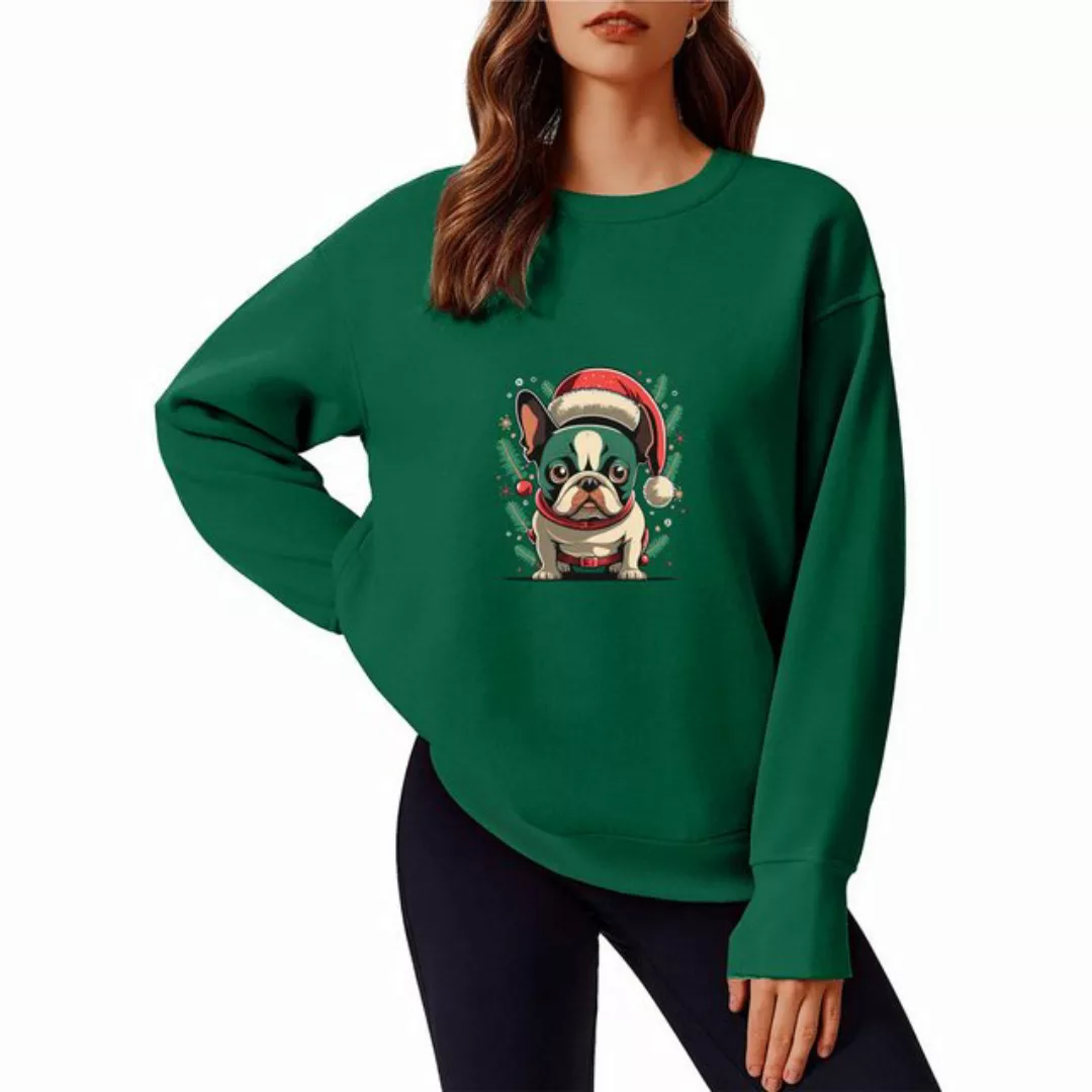 MC Star Sweatshirt Damen Sweatshirt Weihnachtspullover Weihnachtsdrucke Pul günstig online kaufen