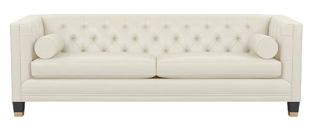 Xlmoebel Sofa Neu Chesterfield Dreisitzer Sofa in modernem Design mit Leder günstig online kaufen