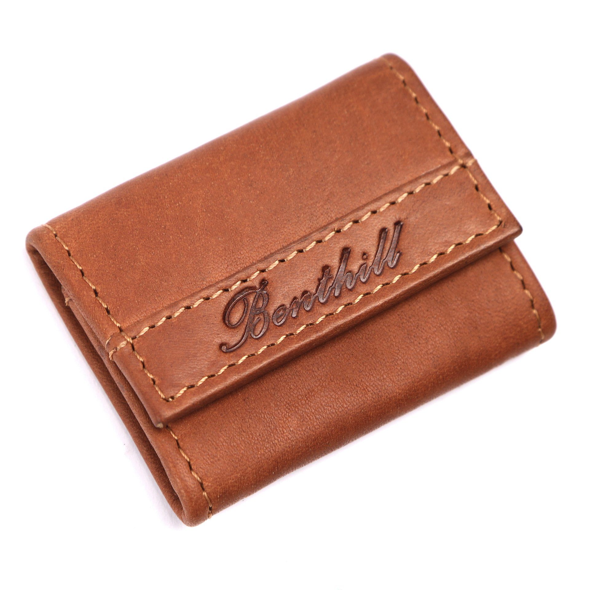 Benthill Mini Geldbörse Leder Münzbörse Slim günstig online kaufen