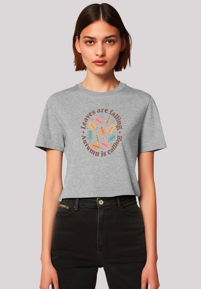 F4NT4STIC T-Shirt Leaves are falling Autumn is calling Premium Qualität günstig online kaufen