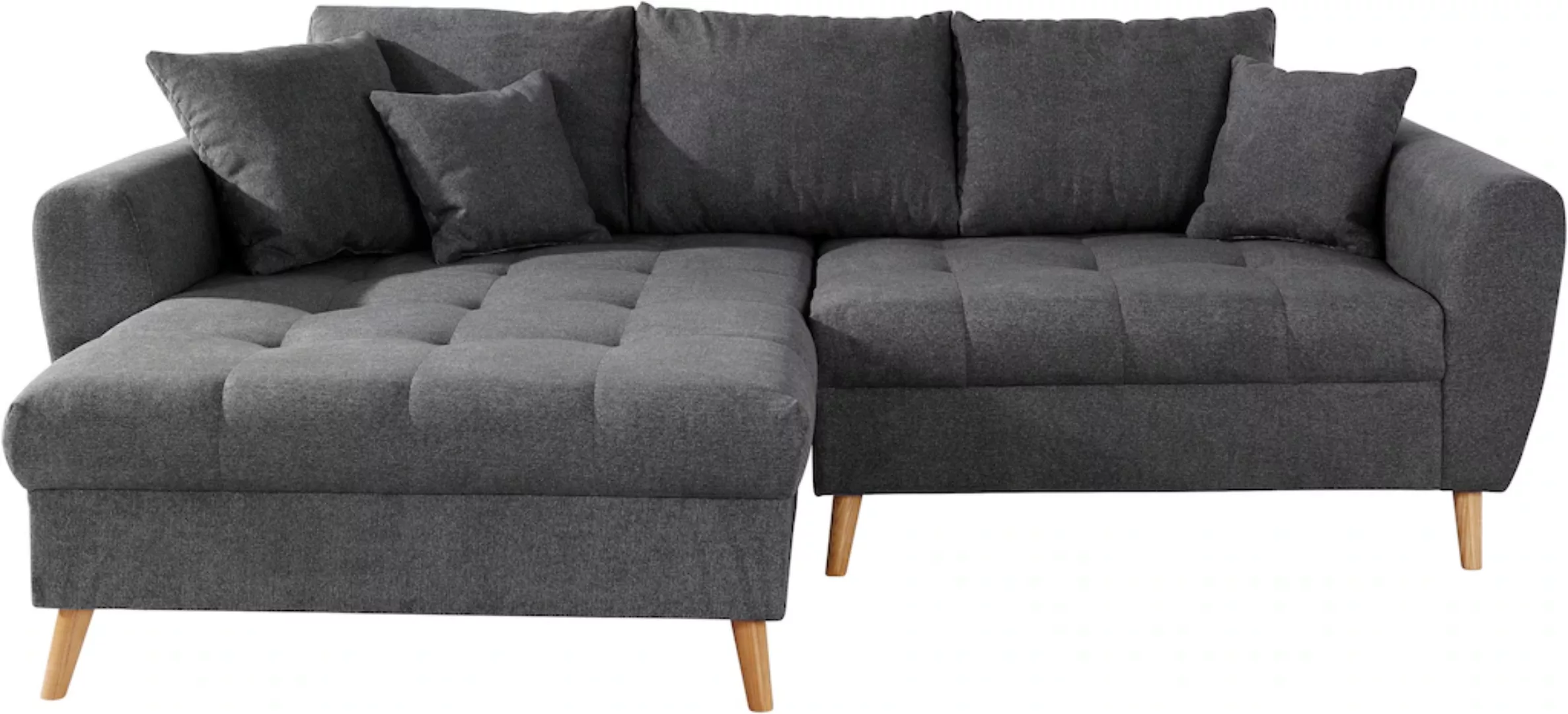 Home affaire Ecksofa "Blackburn II, L-Form", Mit Kaltschaumpolsterung bis 1 günstig online kaufen