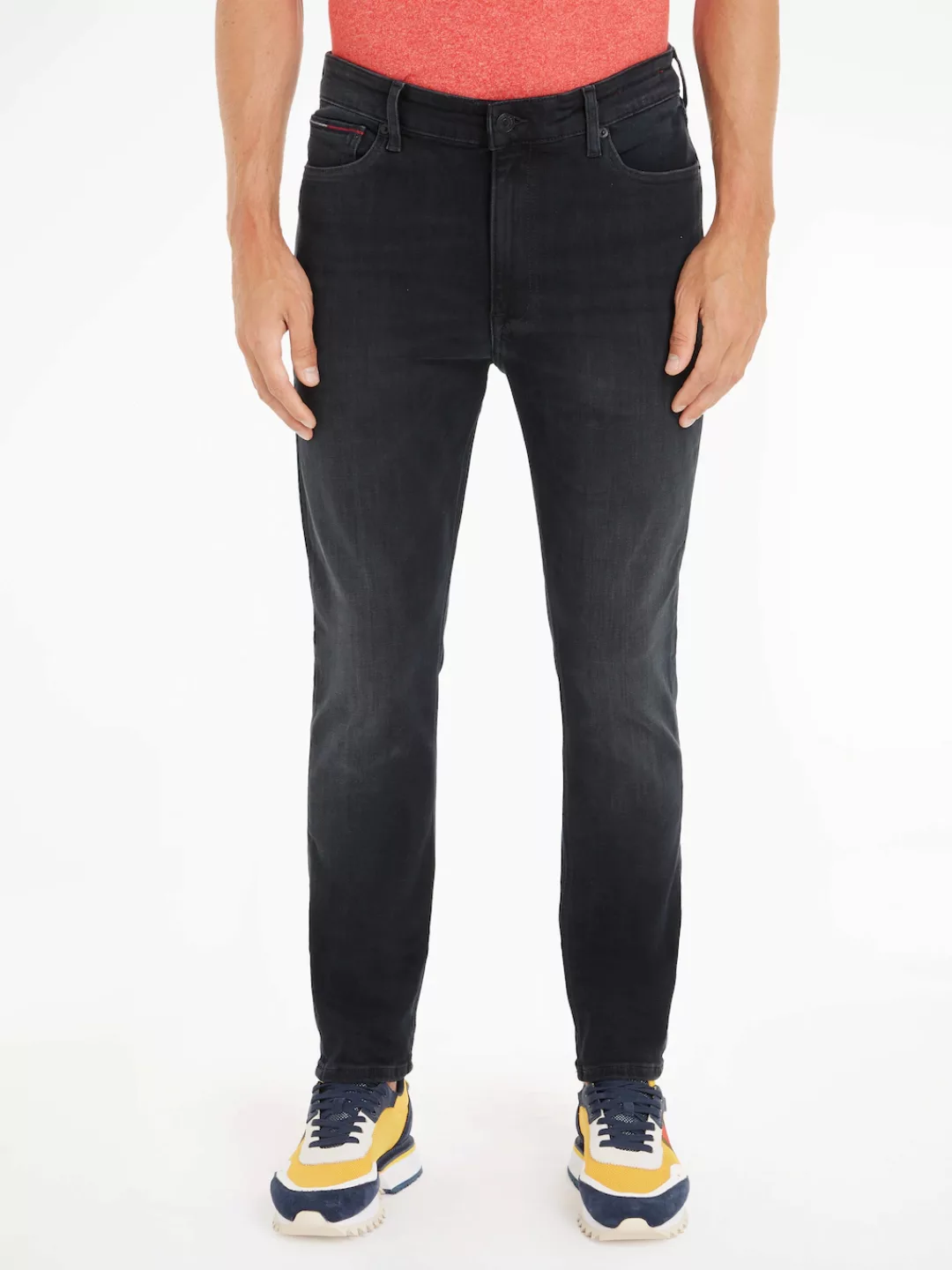 Tommy Hilfiger Herren Jeans Simon - Skinny Fit - Schwarz - Dynamic Jacob Bl günstig online kaufen