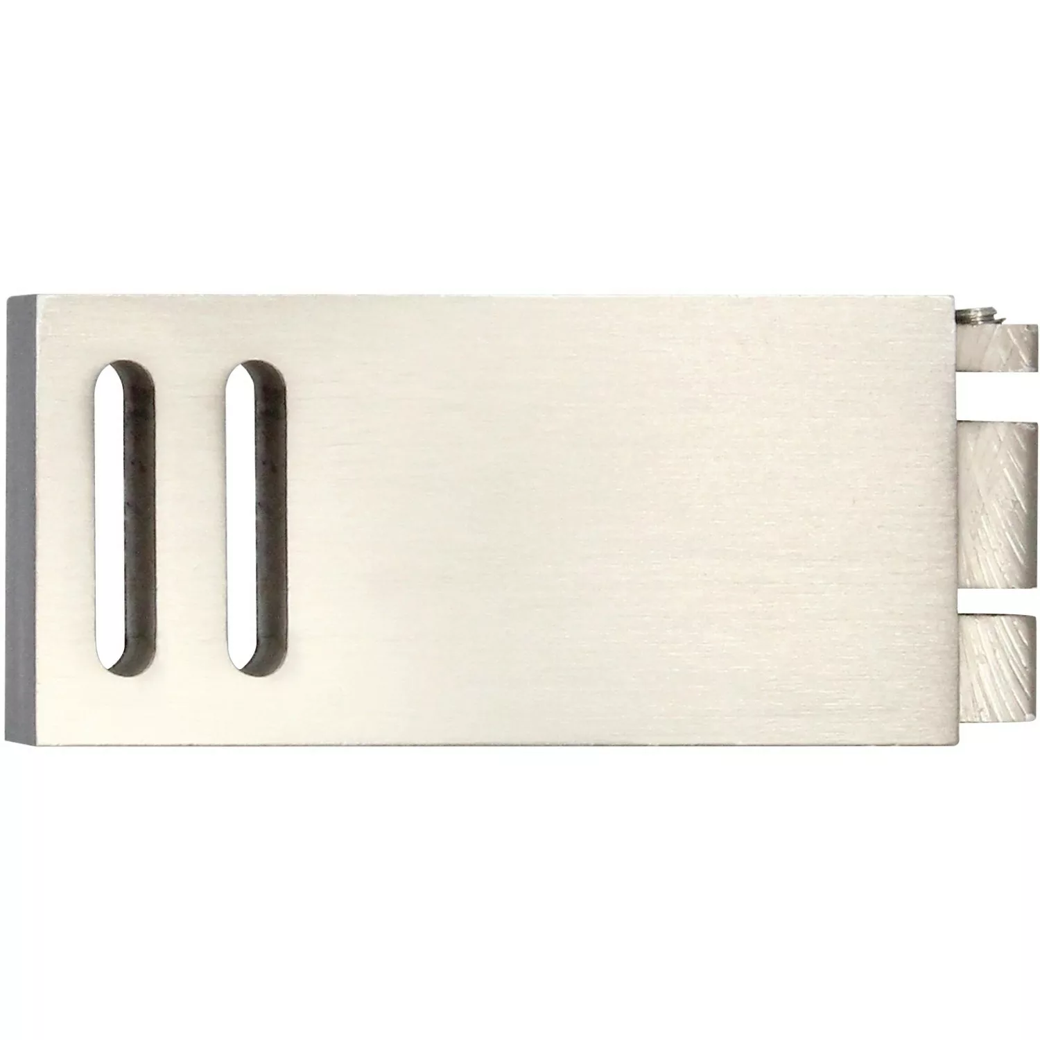 Mydeco Gardinenstange-Endstück Clear Edelstahl-Optik 3,2 cm x 1,1 cm günstig online kaufen