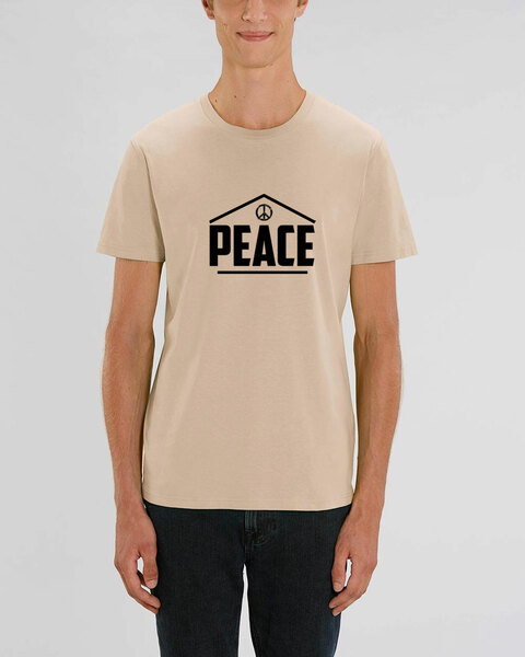 "House Of Peace" Print T-shirt Aus Bio Baumwolle günstig online kaufen