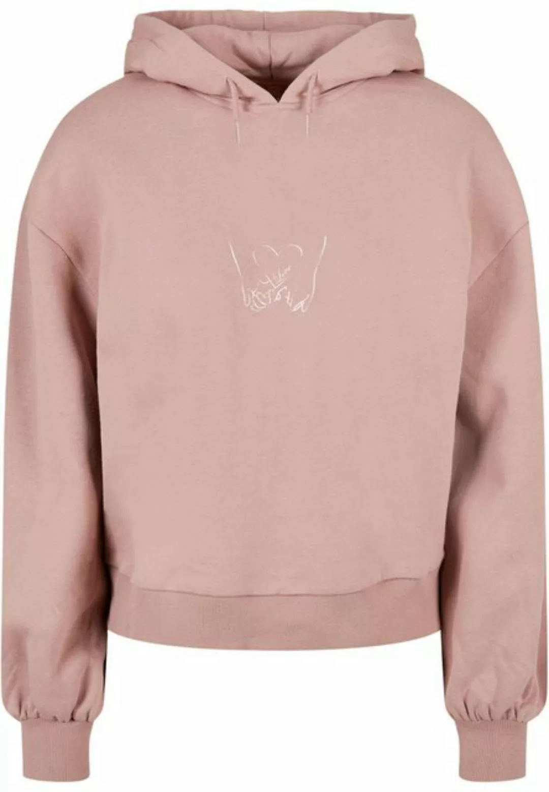 Merchcode Kapuzenpullover "Damen Ladies Love 2 Organic Oversized Hoody", (1 günstig online kaufen