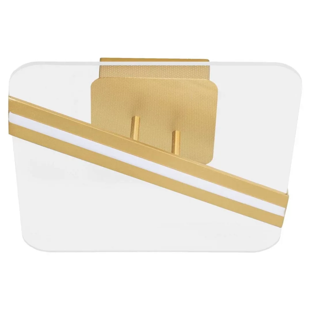 LED Deckenleuchte Jertuna in Gold 21W 1402lm günstig online kaufen