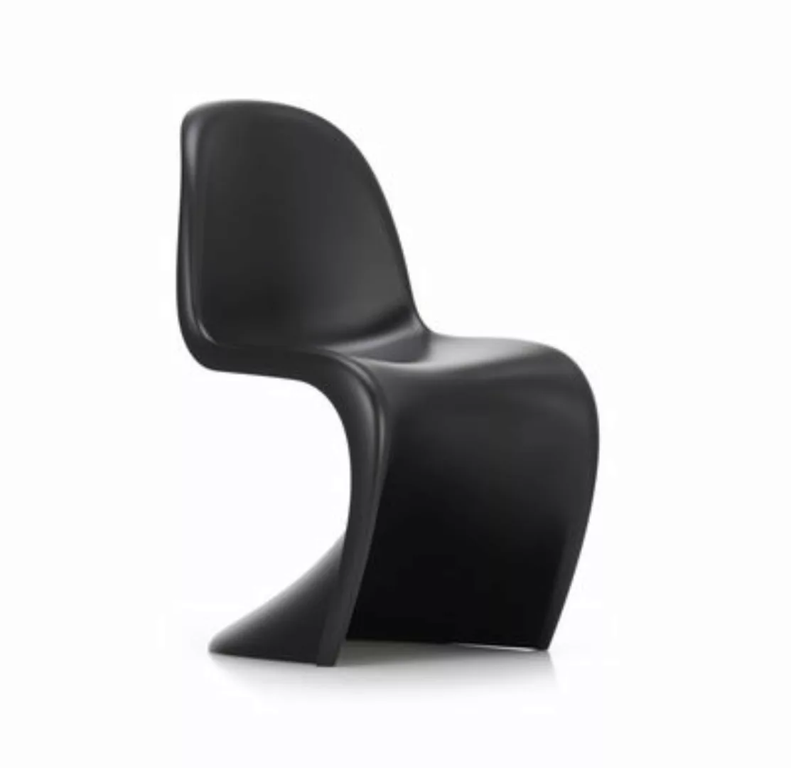 Stuhl Panton Chair plastikmaterial schwarz / By Verner Panton, 1959 - Polyp günstig online kaufen