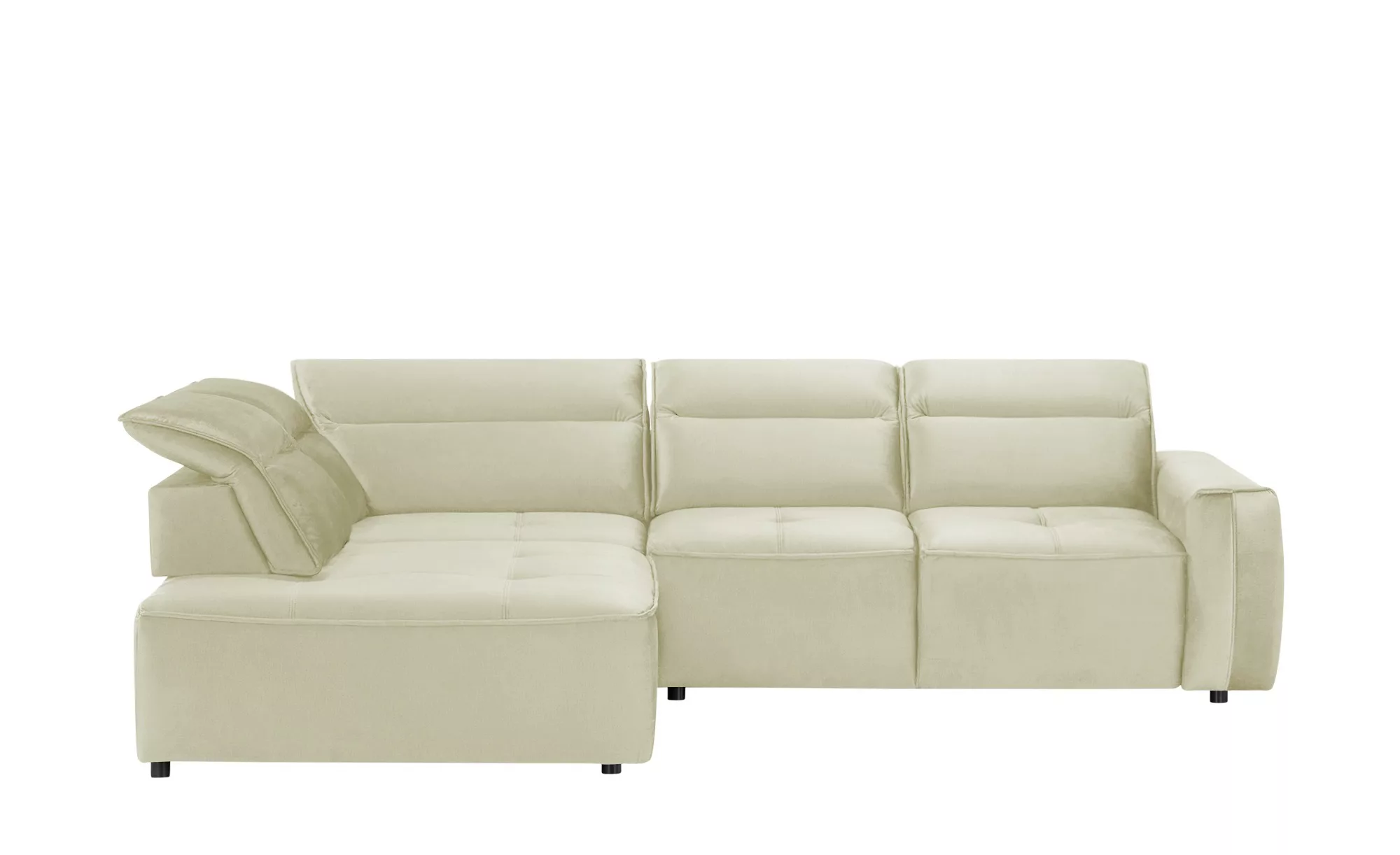 switch Ecksofa  Colombo - beige - 81 cm - Polstermöbel > Sofas > Ecksofas - günstig online kaufen