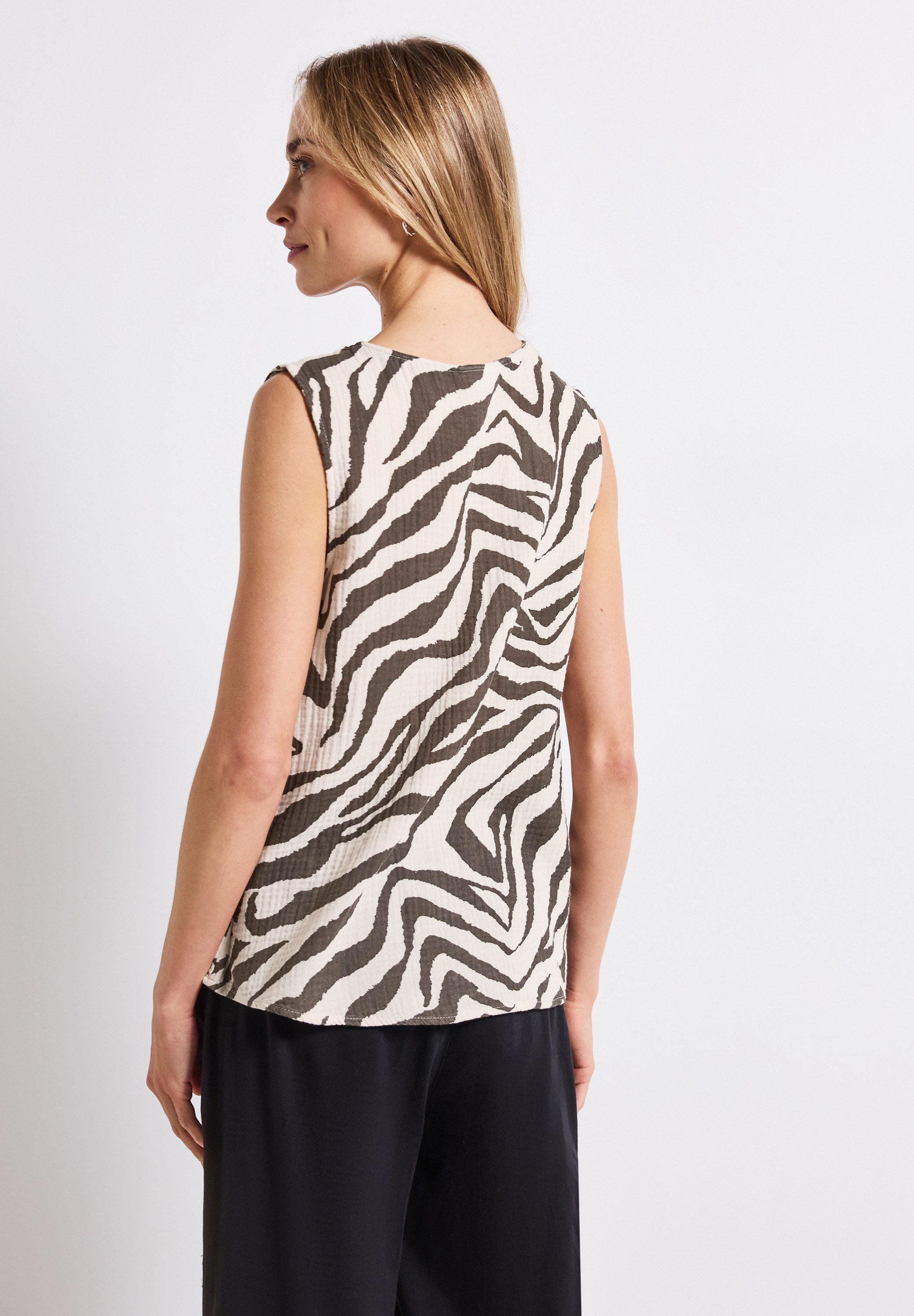 STREET ONE Blusentop mit allover Print günstig online kaufen