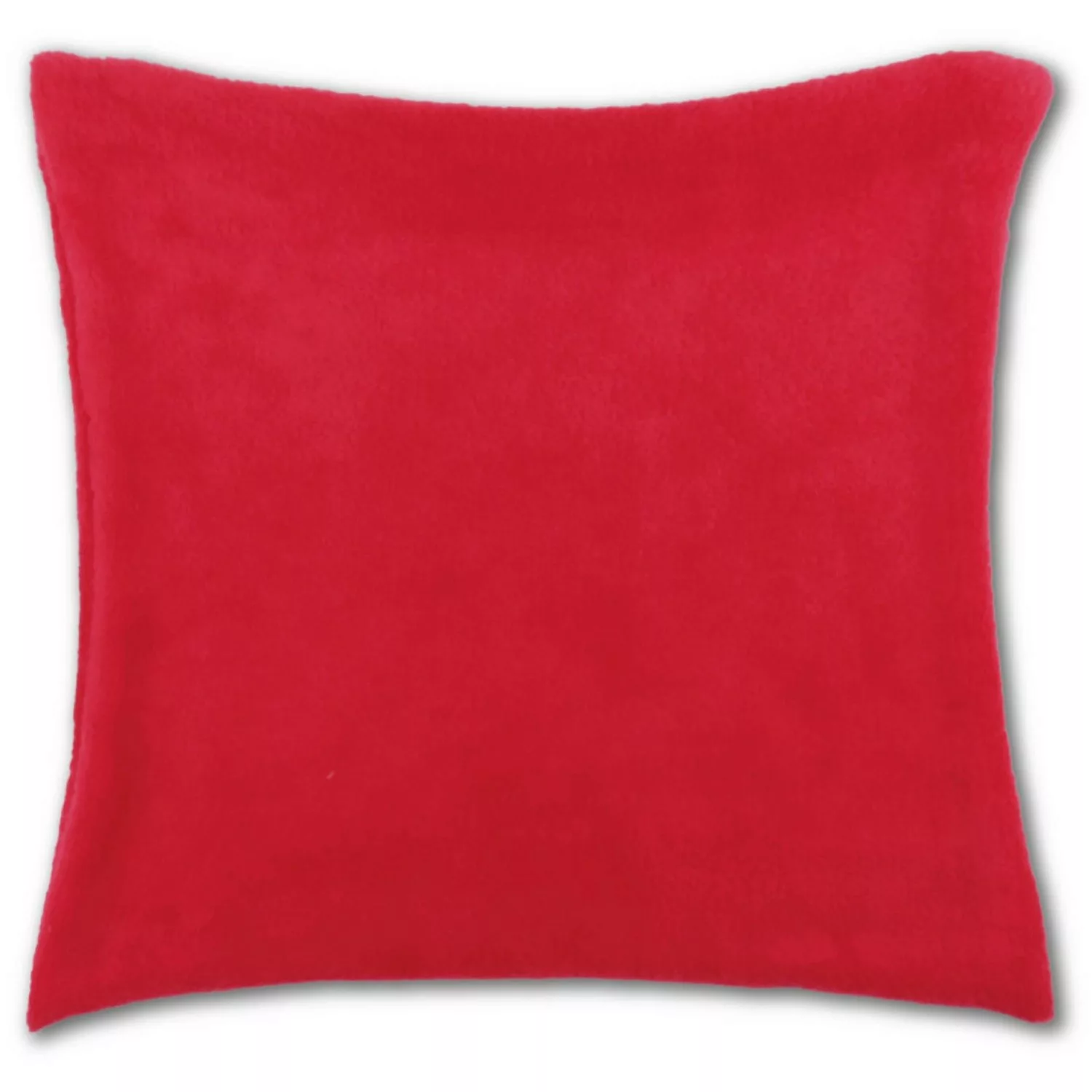 Bestlivings Kissenhülle Kuschel 30 x 30 cm Rot mit Füllung günstig online kaufen