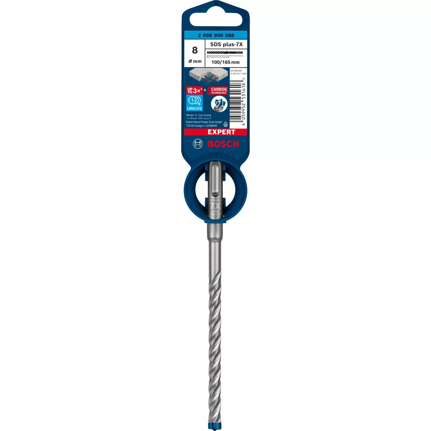 Bosch Expert SDS plus-7X Hammerbohrer Ø 8 mm 100/165 mm Länge günstig online kaufen