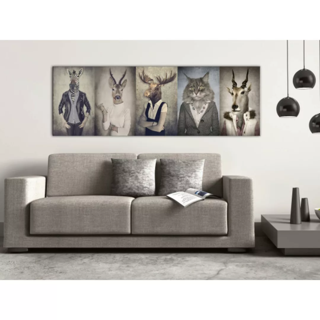 Wandbild Animal Masks XXL günstig online kaufen