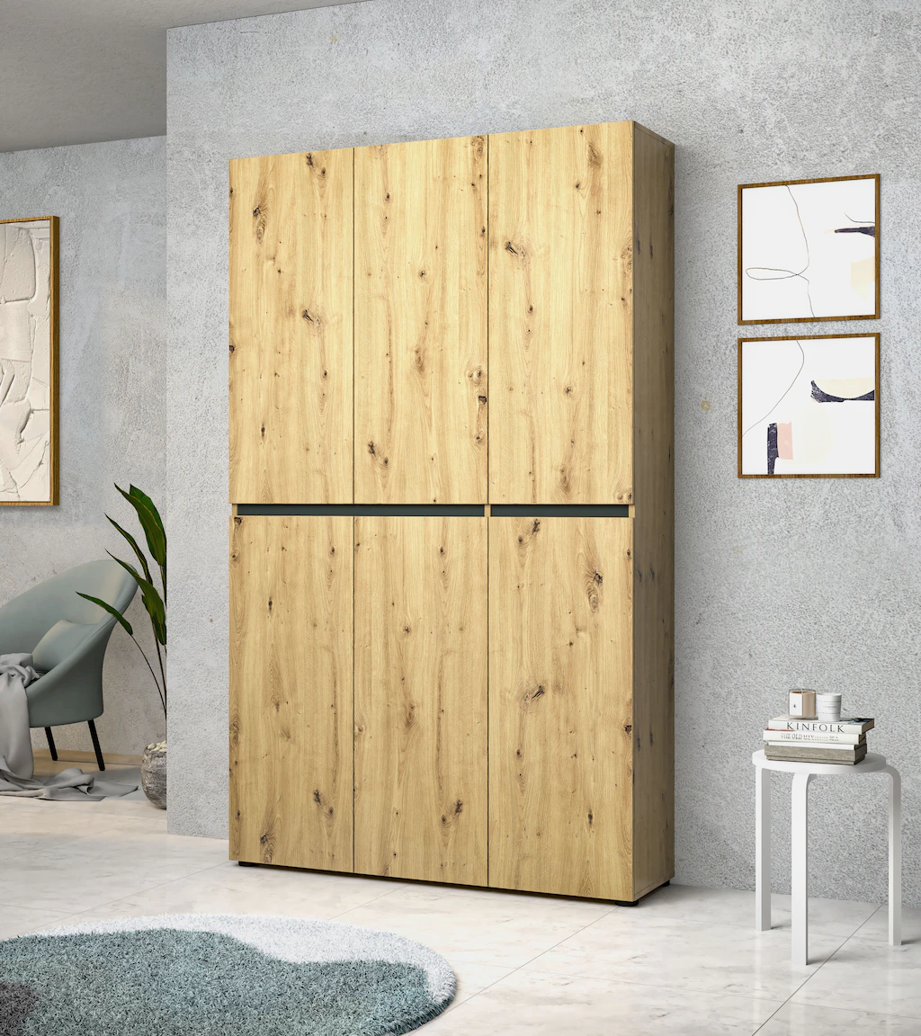 INOSIGN Schuhschrank "Mister", Breite 120 cm, Höhe 200 cm, 6 Türen günstig online kaufen